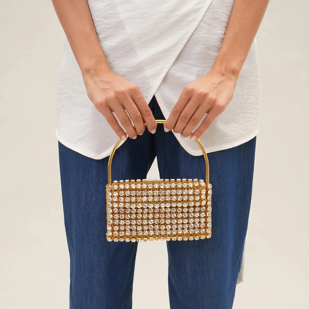 Baguette Nuances Crystal Bag - Image 2