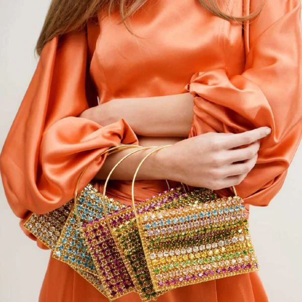 Baguette Nuances Crystal Bag - Image 3