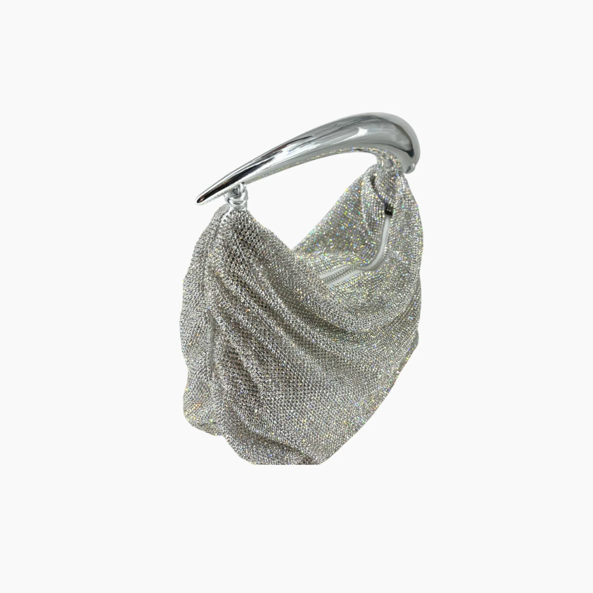 Blake Mini Strass Mesh - White - Image 3