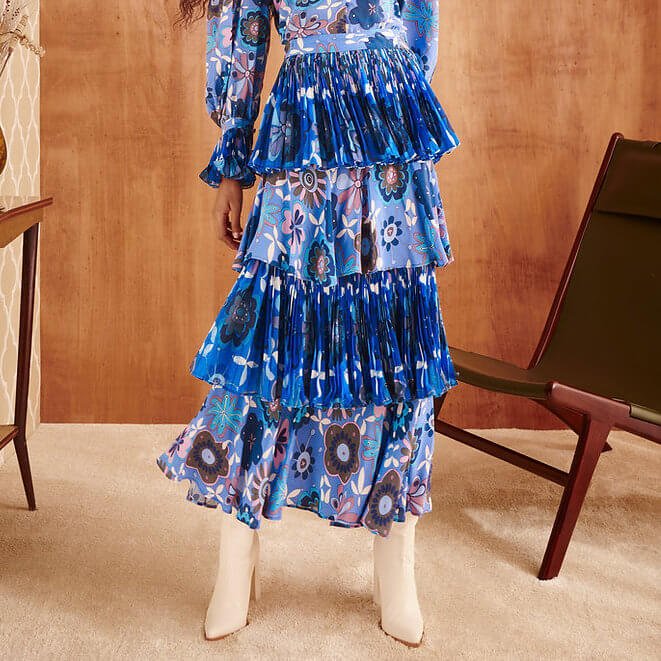 Agung Skirt - Blue - Image 3