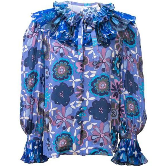 Doda Blouse - Blue