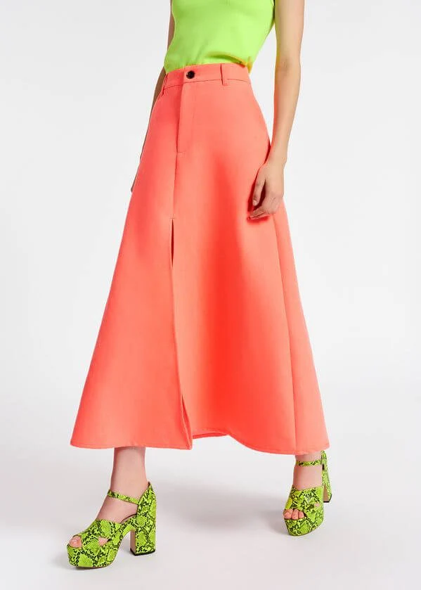 Diner Flared Bottom Skirt - Hazard - Image 2