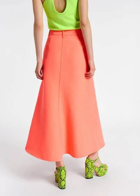 Diner Flared Bottom Skirt - Hazard - Image 4