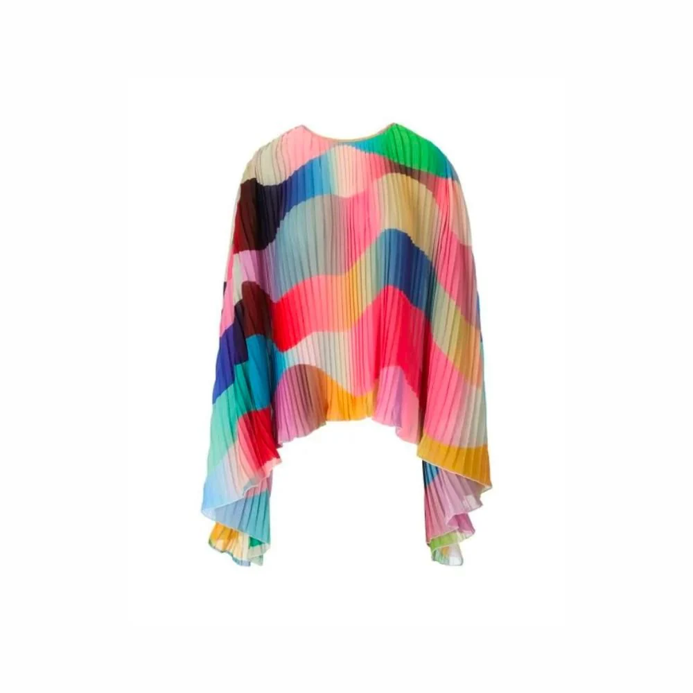 Doralia Pleated Wide Top - Stormy Sky - Image 3