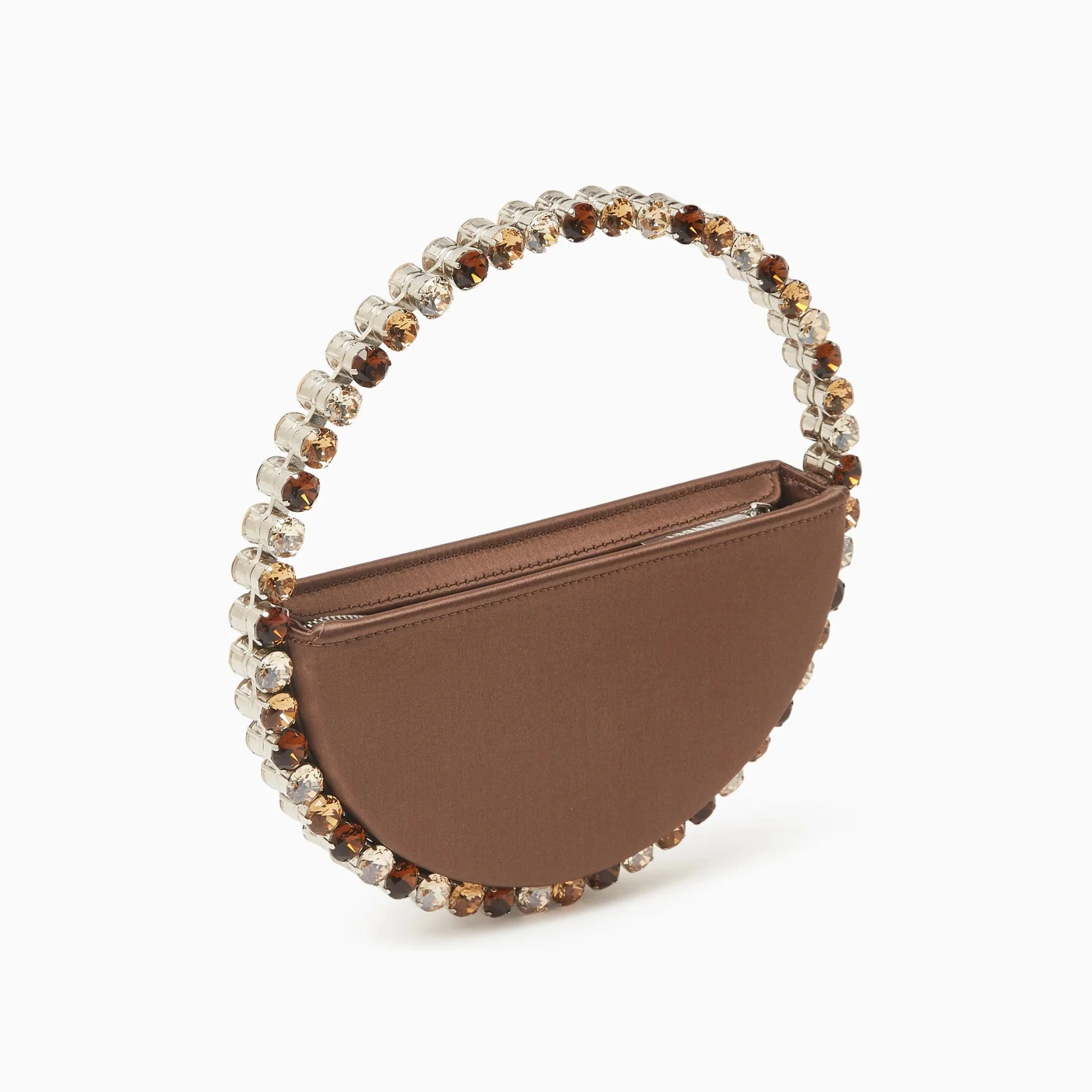Eternity Satin Clutch - Brown - Image 3