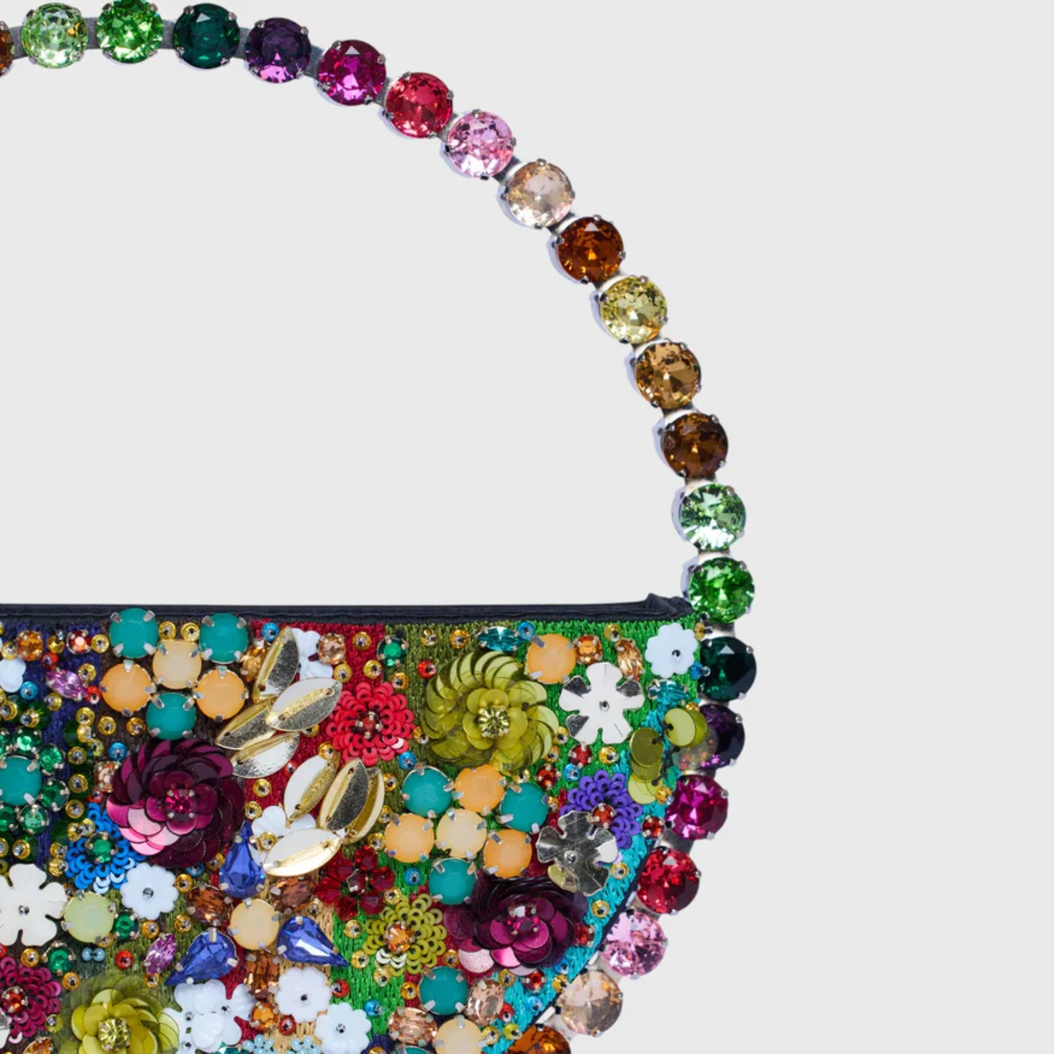 Eternity Garden Embroidery Clutch - Rainbow - Image 4