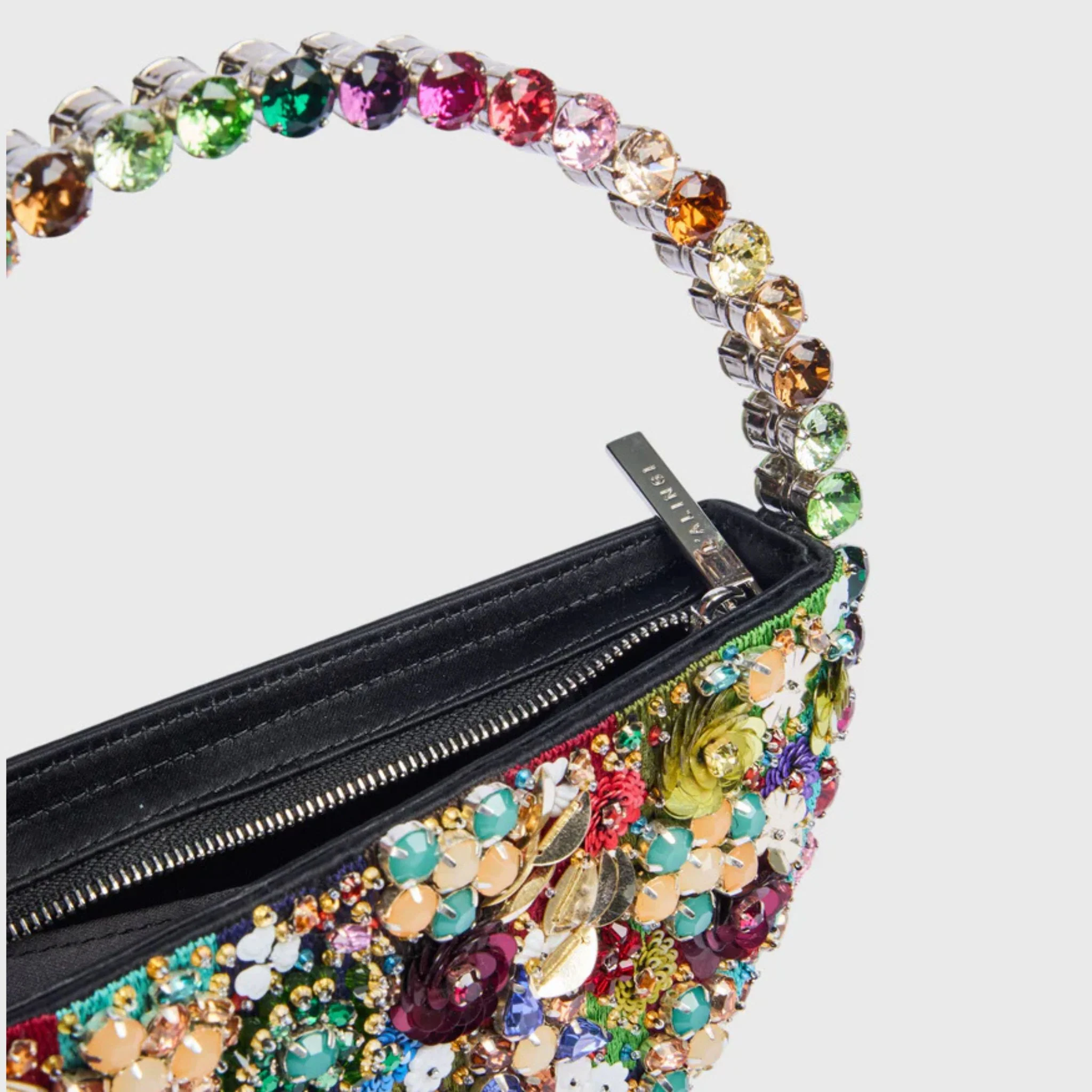 Eternity Garden Embroidery Clutch - Rainbow - Image 6