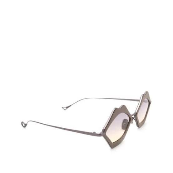 Bisous Sunglasses- Dove Matte With Grey & Biscuit Gradient - Image 2