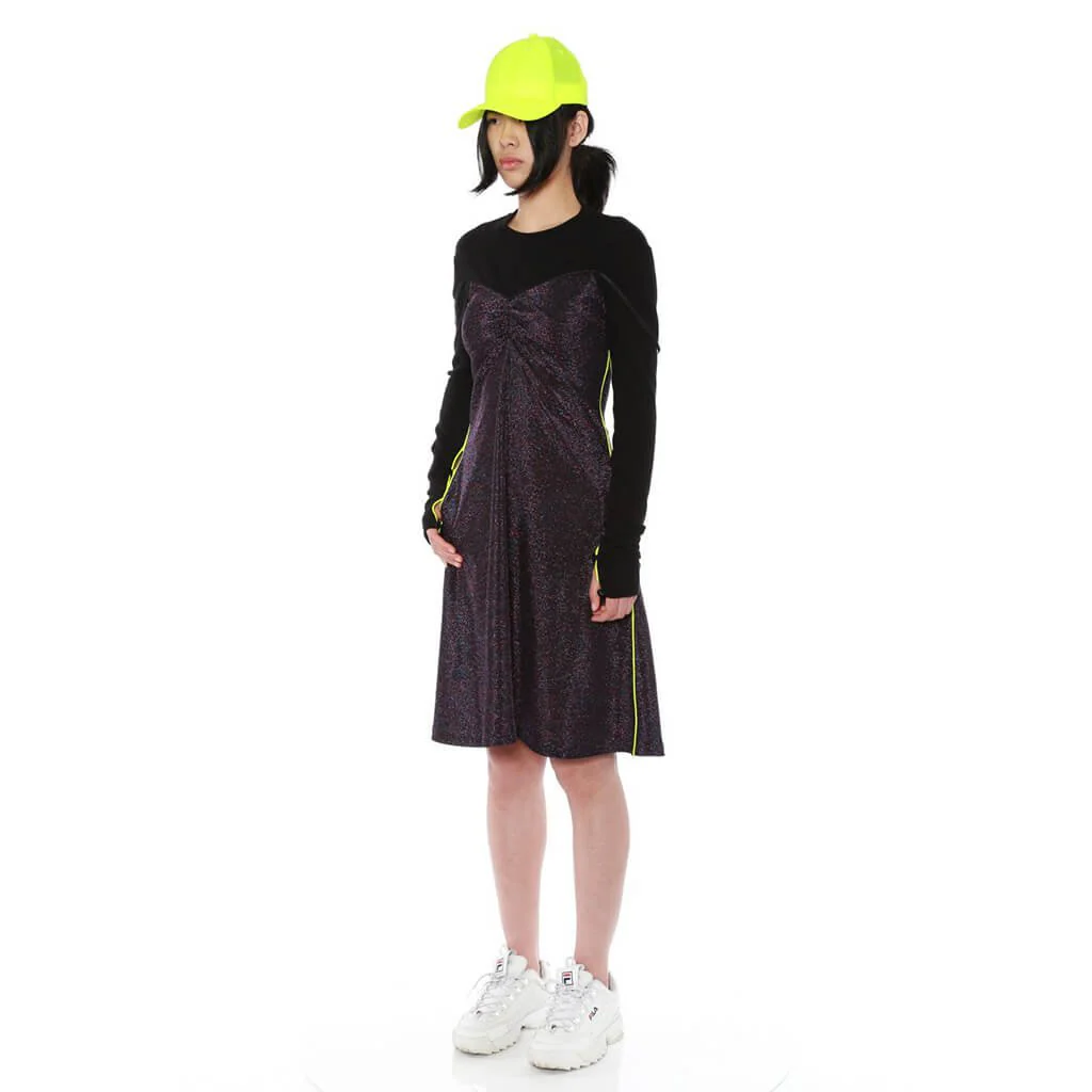 Glitter Jersey Dress - Image 2