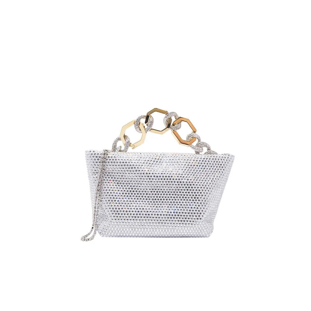 Jessye Crystal Bag - White - Image 4
