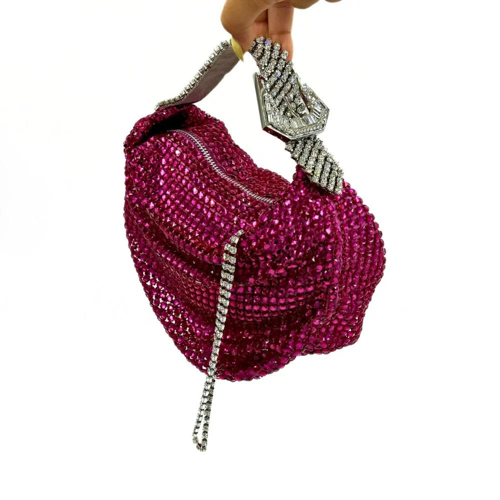 Jill Net Fuchsia Bag - Image 6
