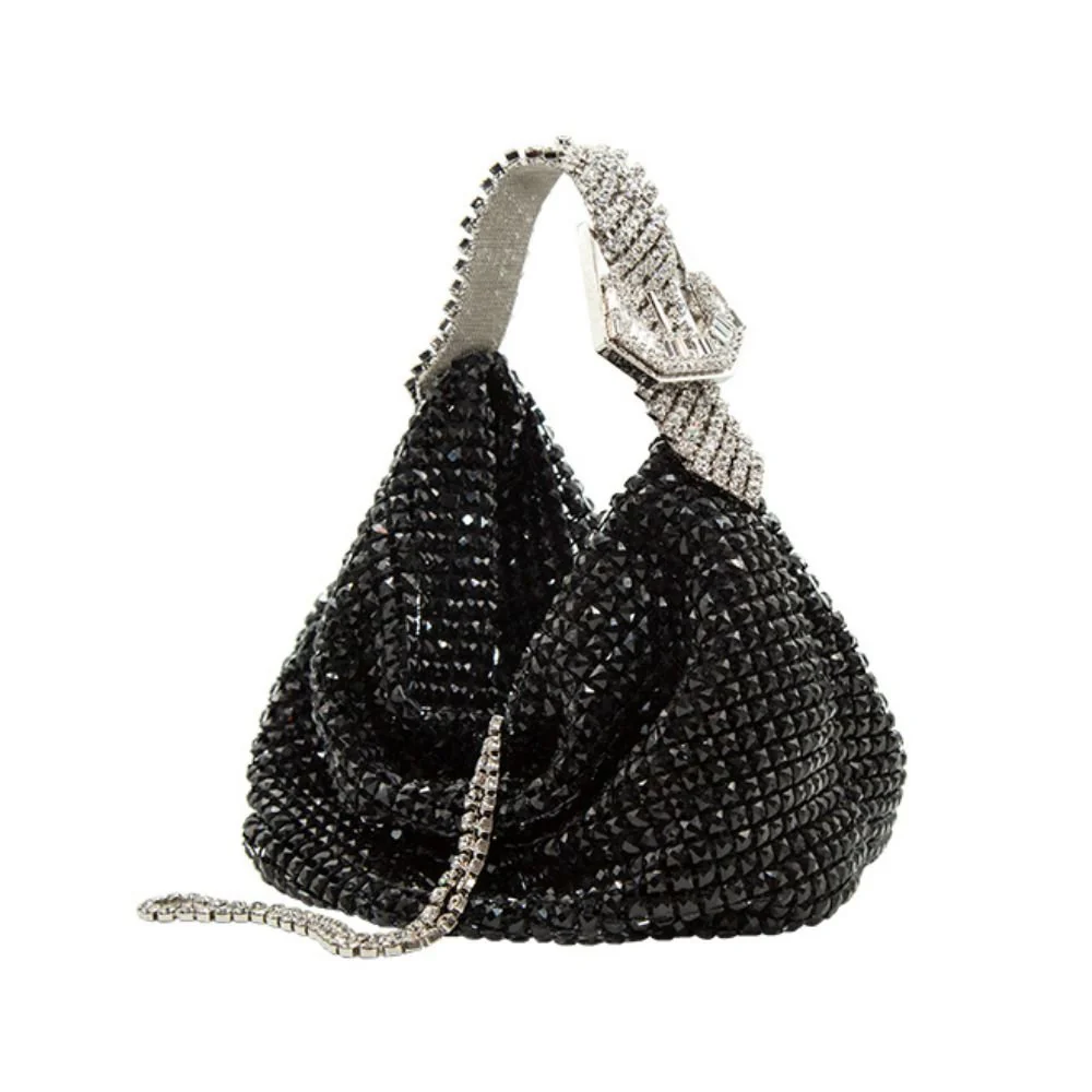 Jill Net Jet Black Bag