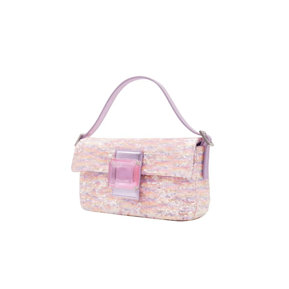 Mini Habibi Sequins Bag - Pink - Image 2