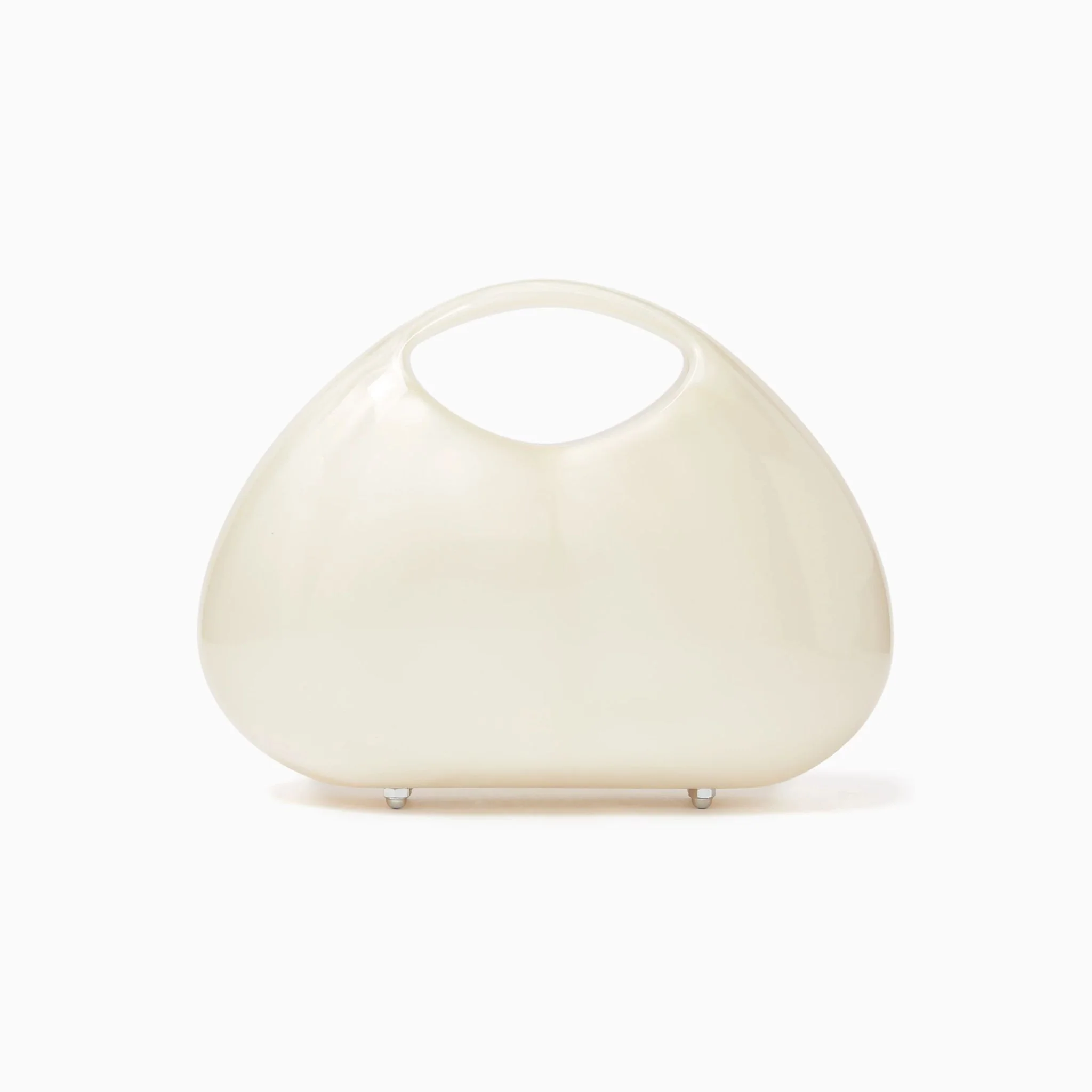 Jila Clutch- White Pearl