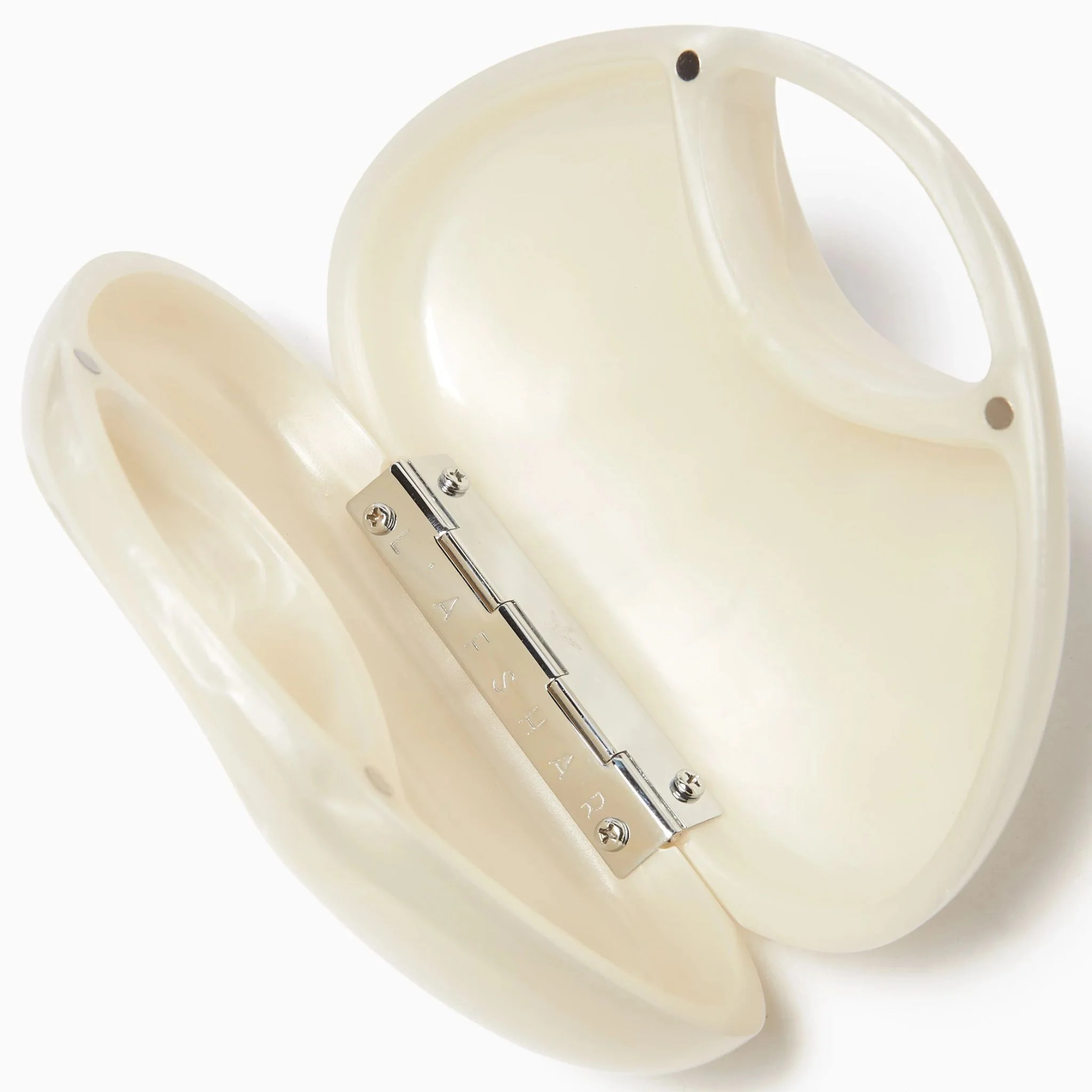 Jila Clutch- White Pearl - Image 3