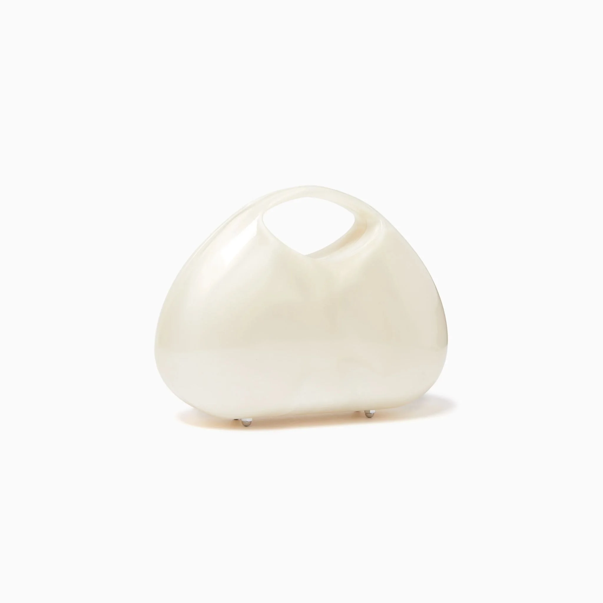 Jila Clutch- White Pearl - Image 5
