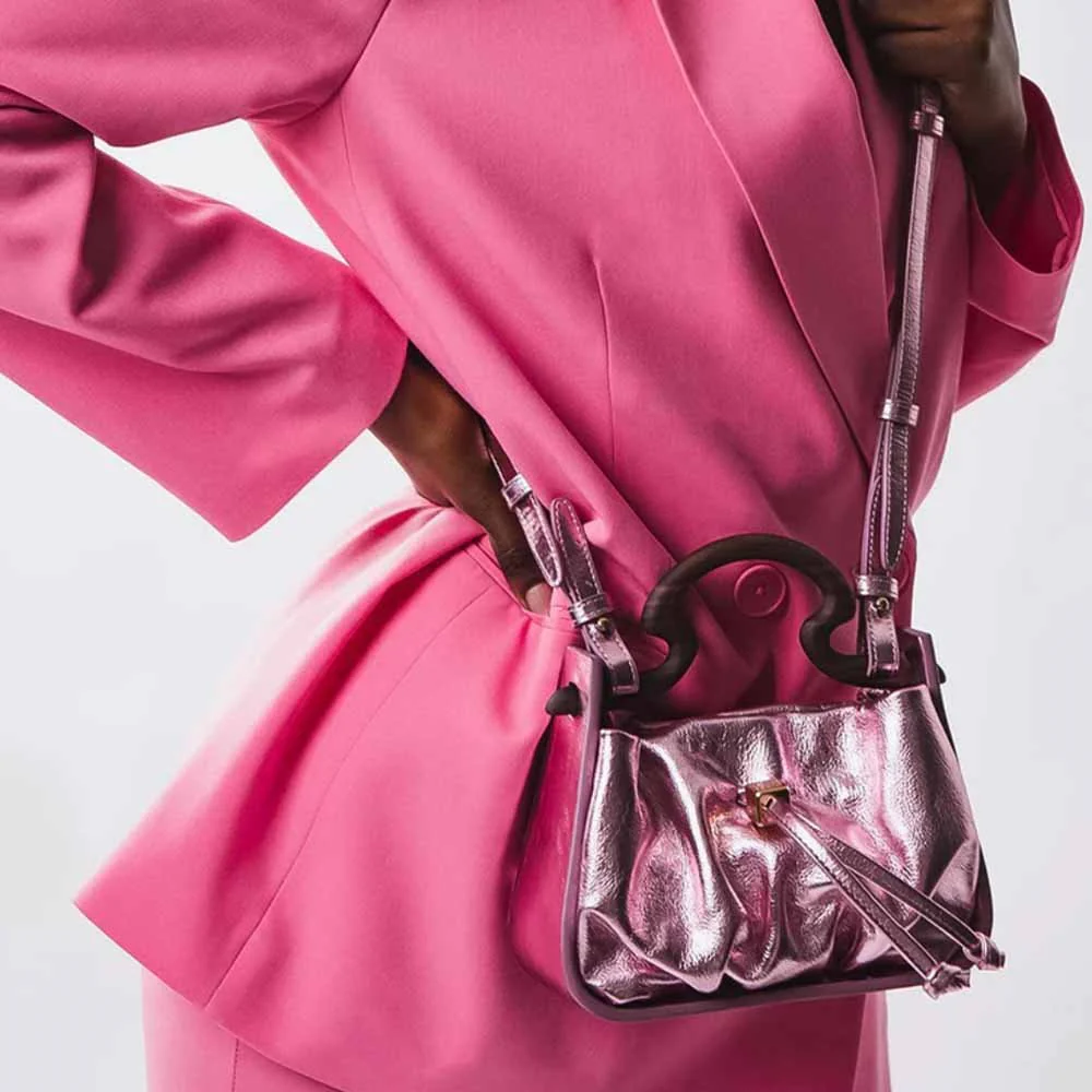 Nemidiana La Mini Glam Pink Bag - Image 2