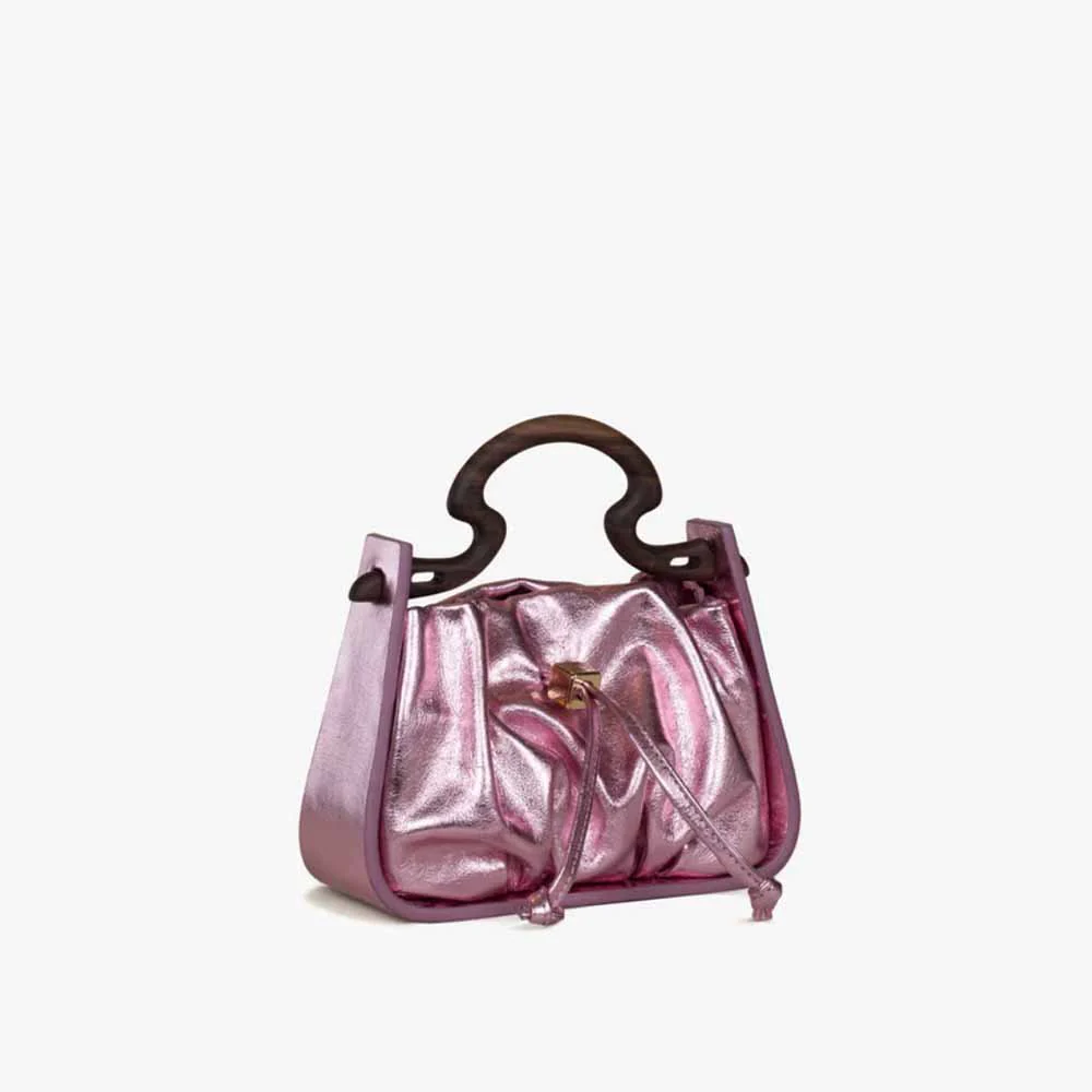 Nemidiana La Mini Glam Pink Bag - Image 4