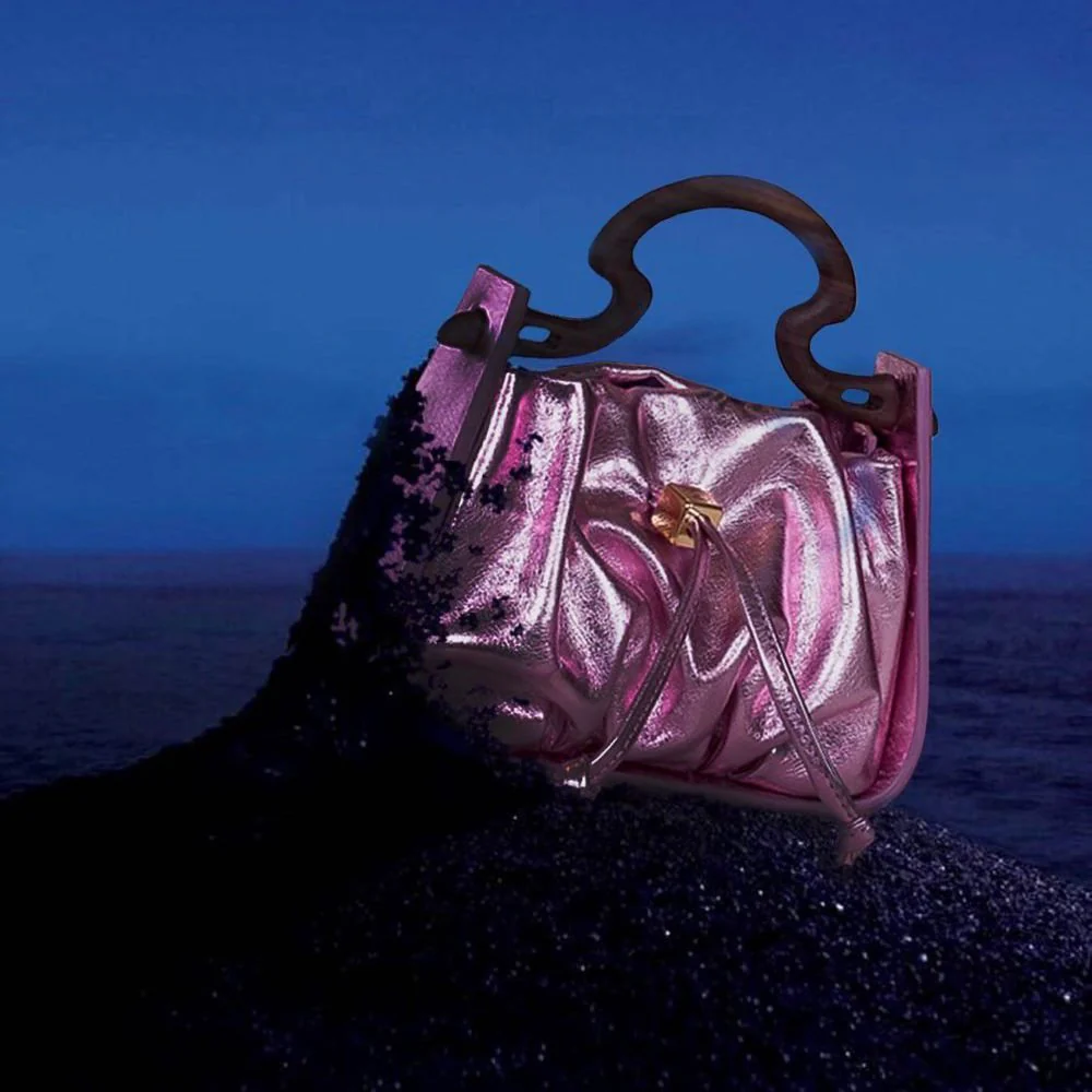 Nemidiana La Mini Glam Pink Bag - Image 5