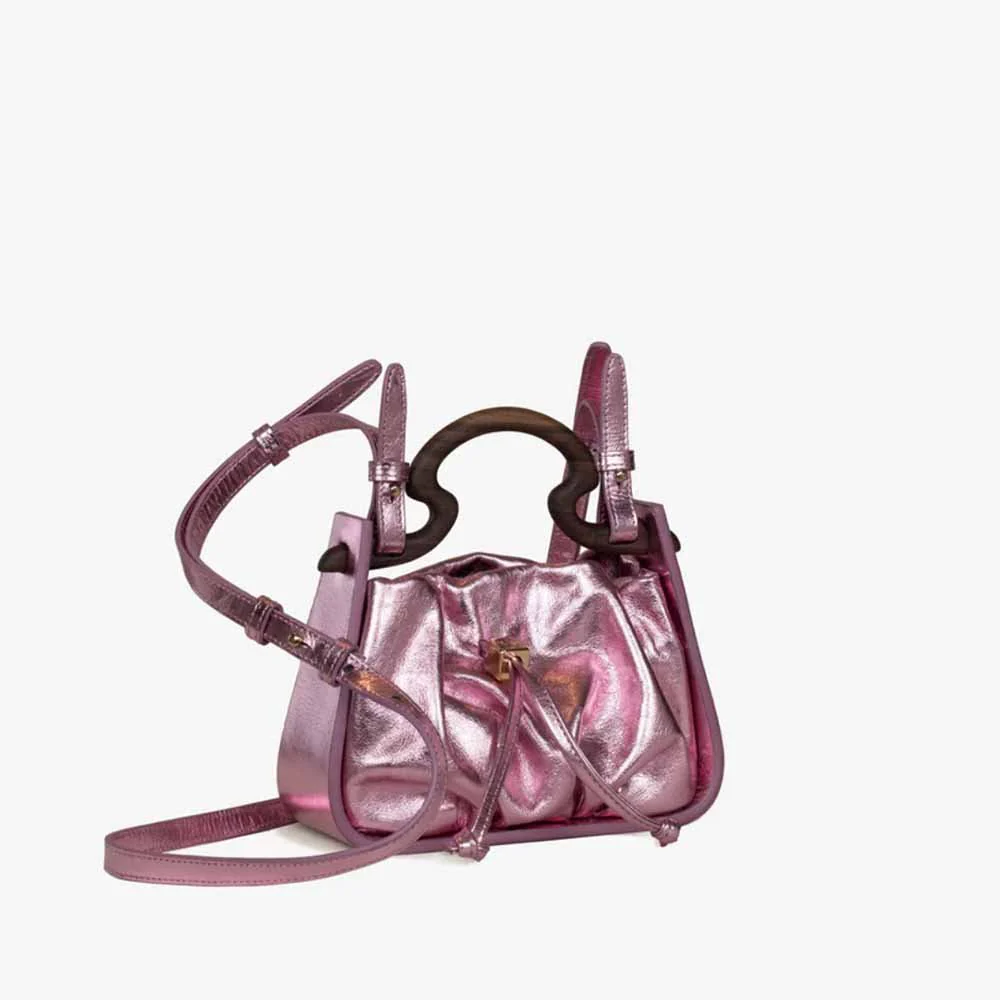 Nemidiana La Mini Glam Pink Bag - Image 7