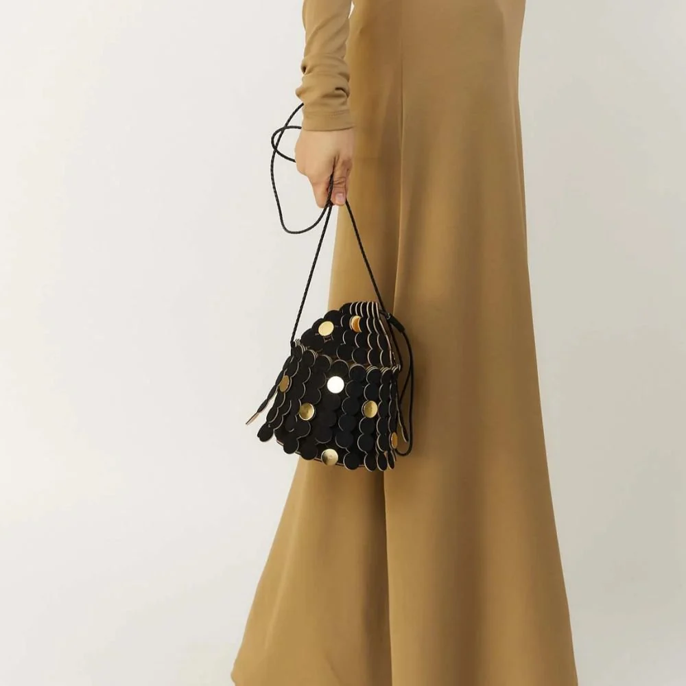 Moon Black Shoulder Bag - Image 4