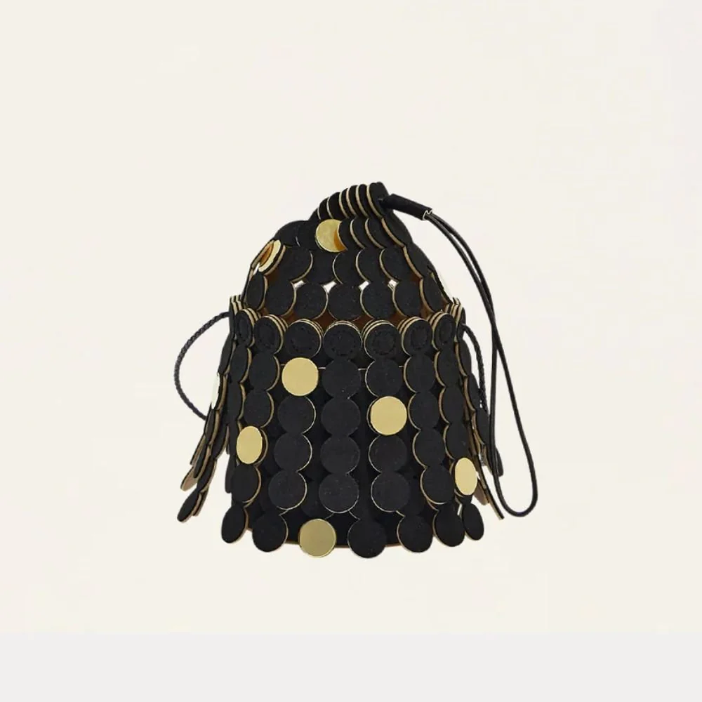 Moon Black Shoulder Bag - Image 6