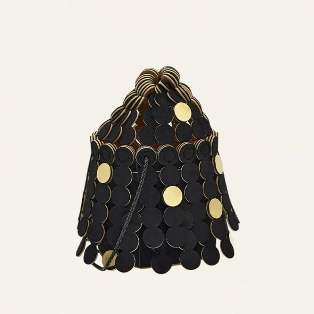 Moon Black Shoulder Bag - Image 7