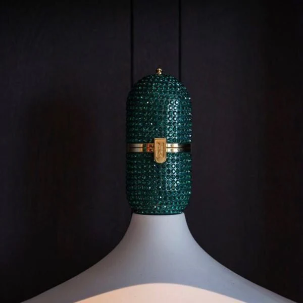 Emerald Crystal Pill Bag - Image 3