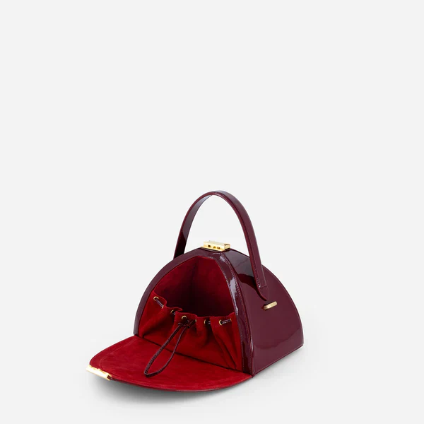 Pandora Mini Bag - Patent Bordeaux - Image 3