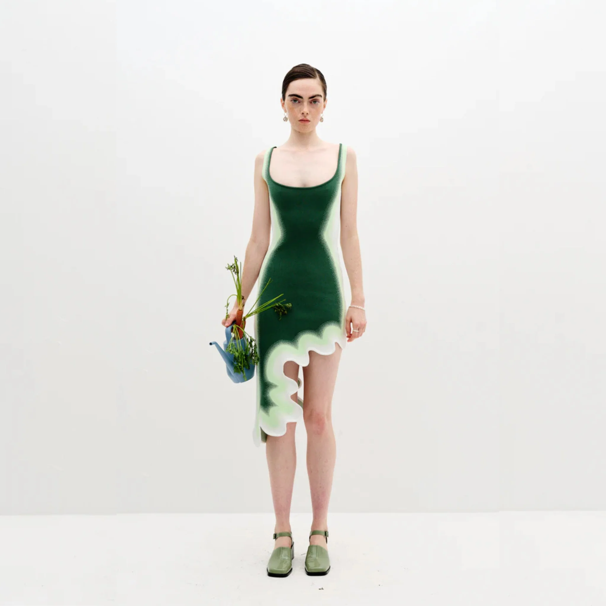 Aster Reversible Wavy Asymmetric Dress