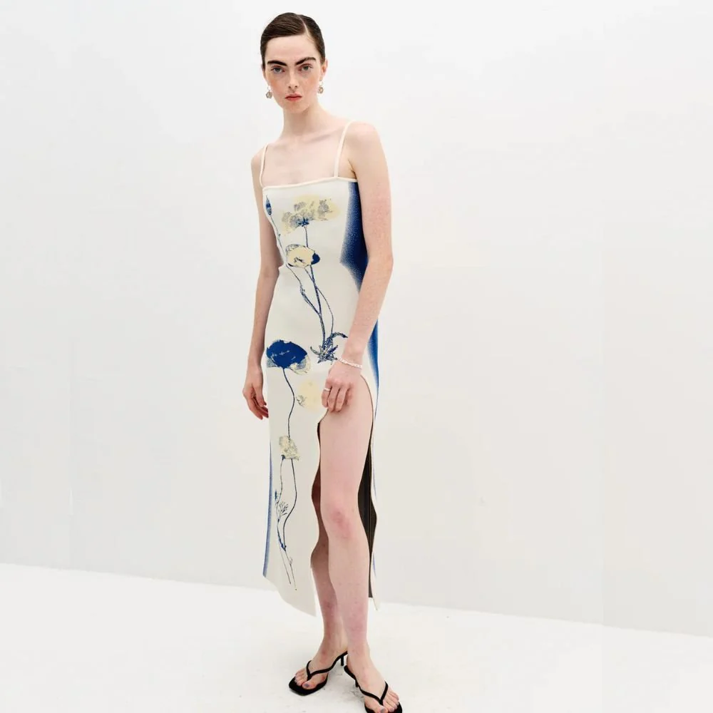 Callery UV Reactive Maxi Tank Dress