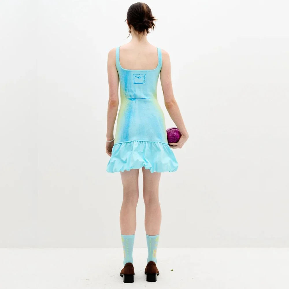 Daphne Reversible Tank Dress - Paradise Blue - Image 4