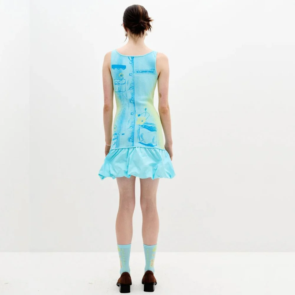 Daphne Reversible Tank Dress - Paradise Blue - Image 6