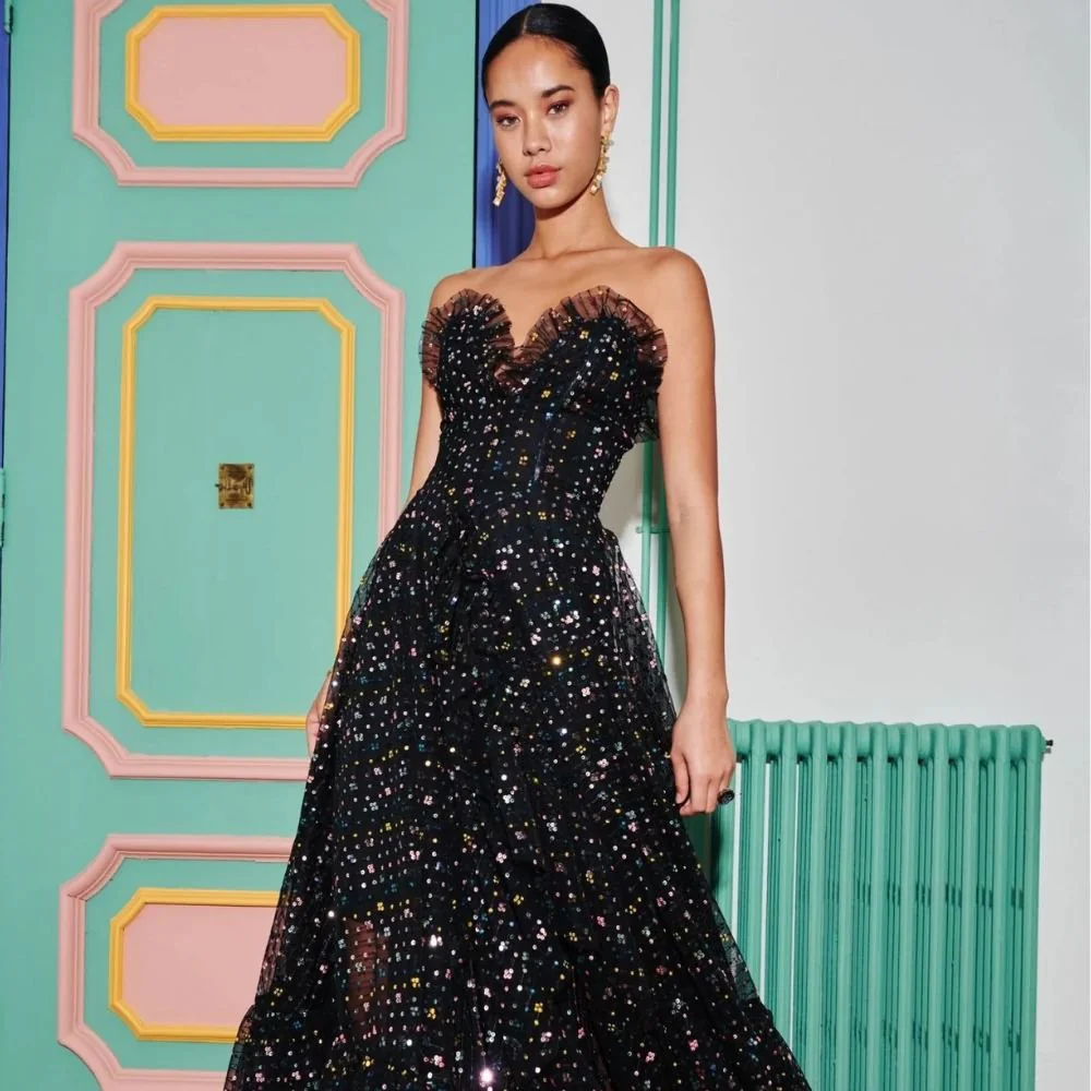 Galene Dress - Black - Image 2