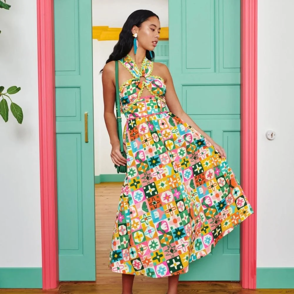 Narmada Dress - Multicolour - Image 5