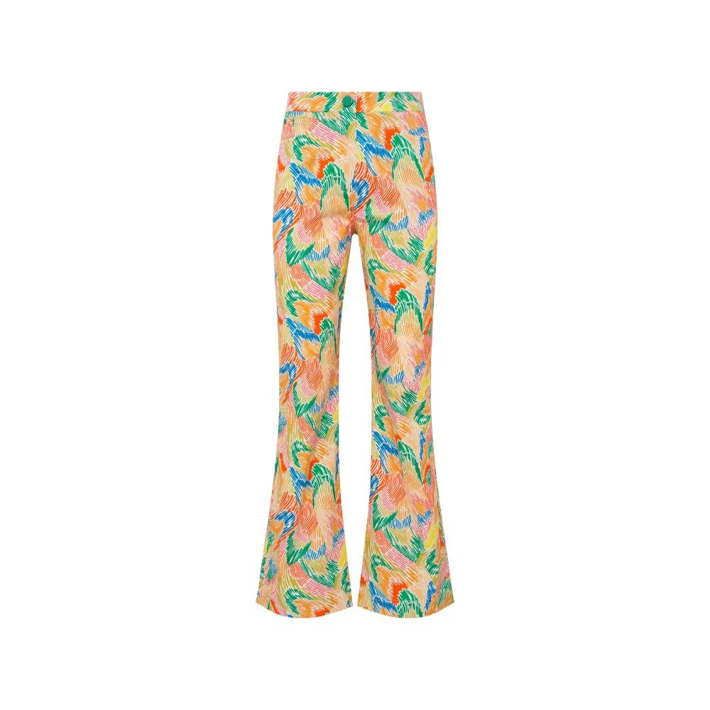 Luna Wide Leg Pants - Rainbow