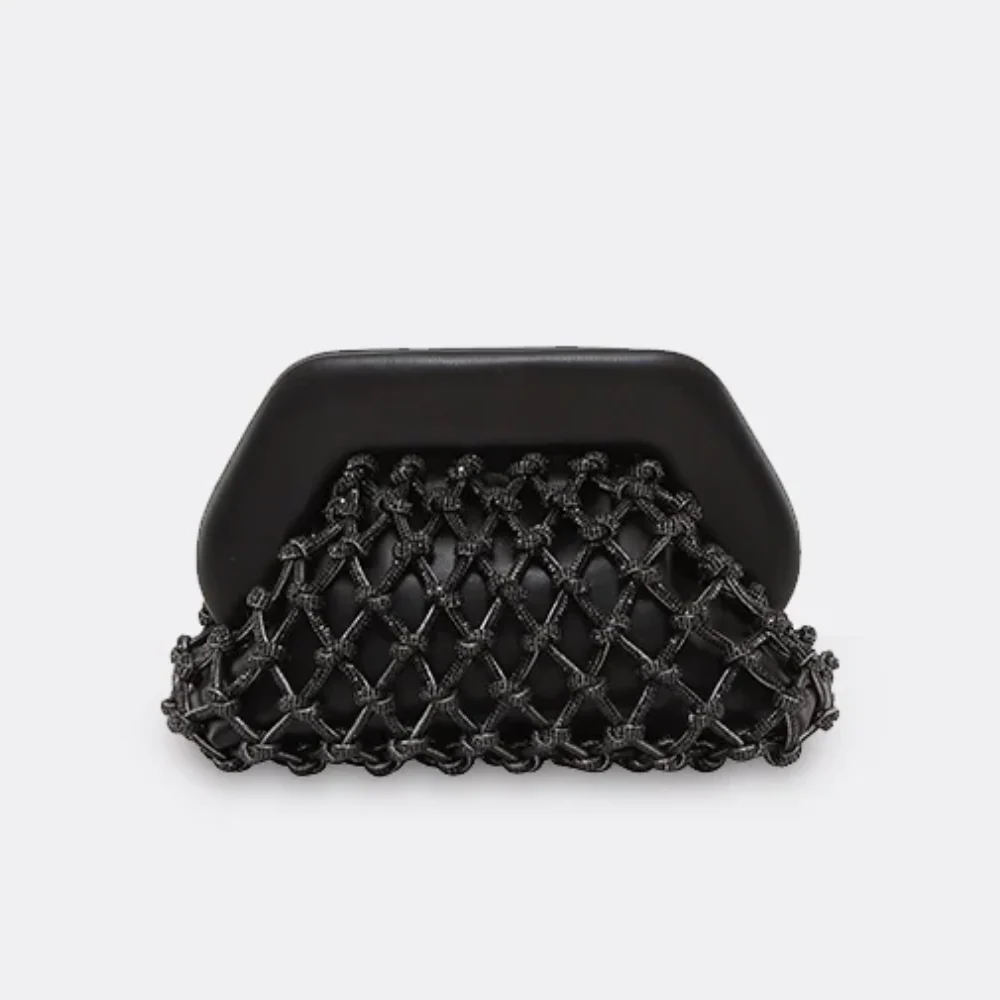 Tia Knots Strass Black Bag