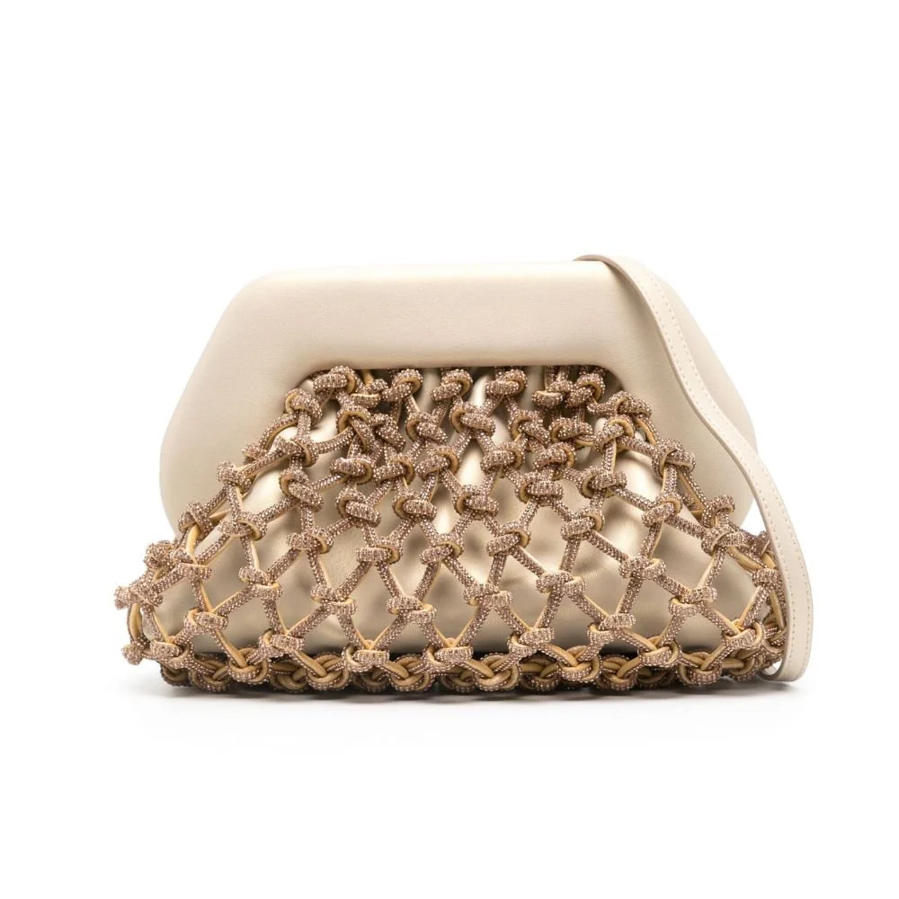 Tia Knots Strass Gold Bag - Image 2
