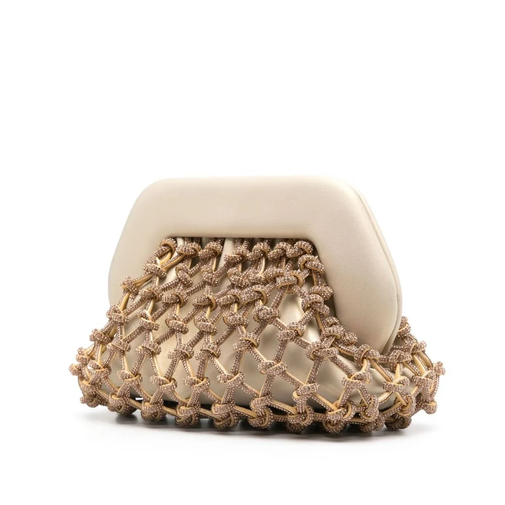Tia Knots Strass Gold Bag - Image 3