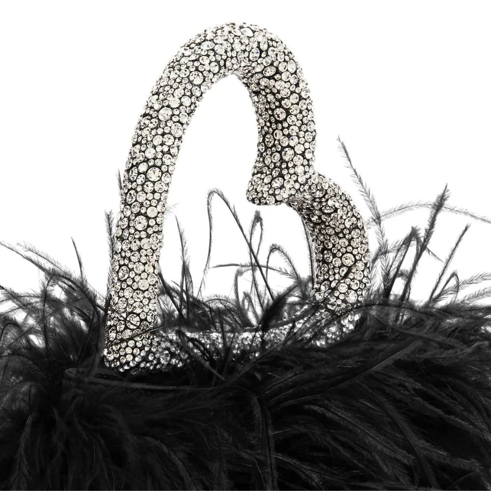 Love Feather Pouch - Black - Image 4