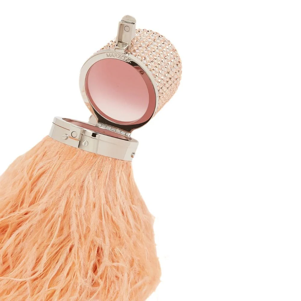 Peach Feather Pill Bag - Image 3