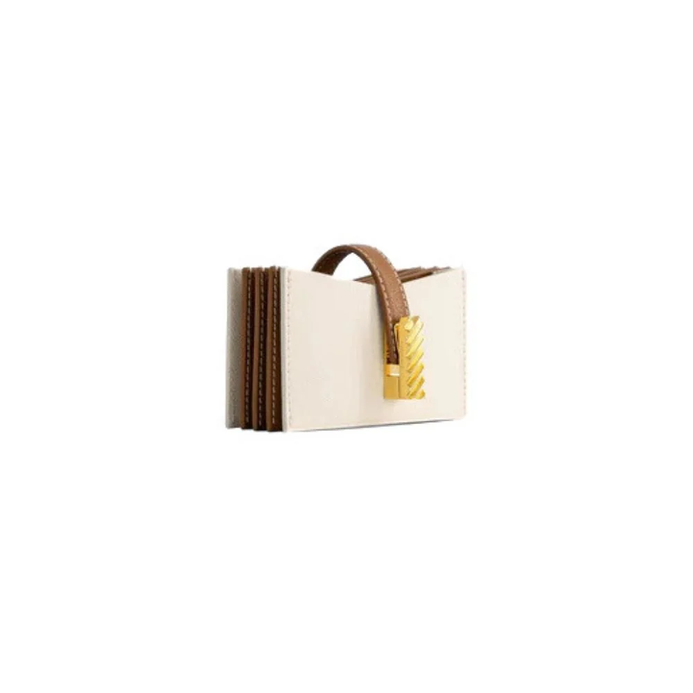 Isla Cardholder - Chèvre Light Cream - Image 6
