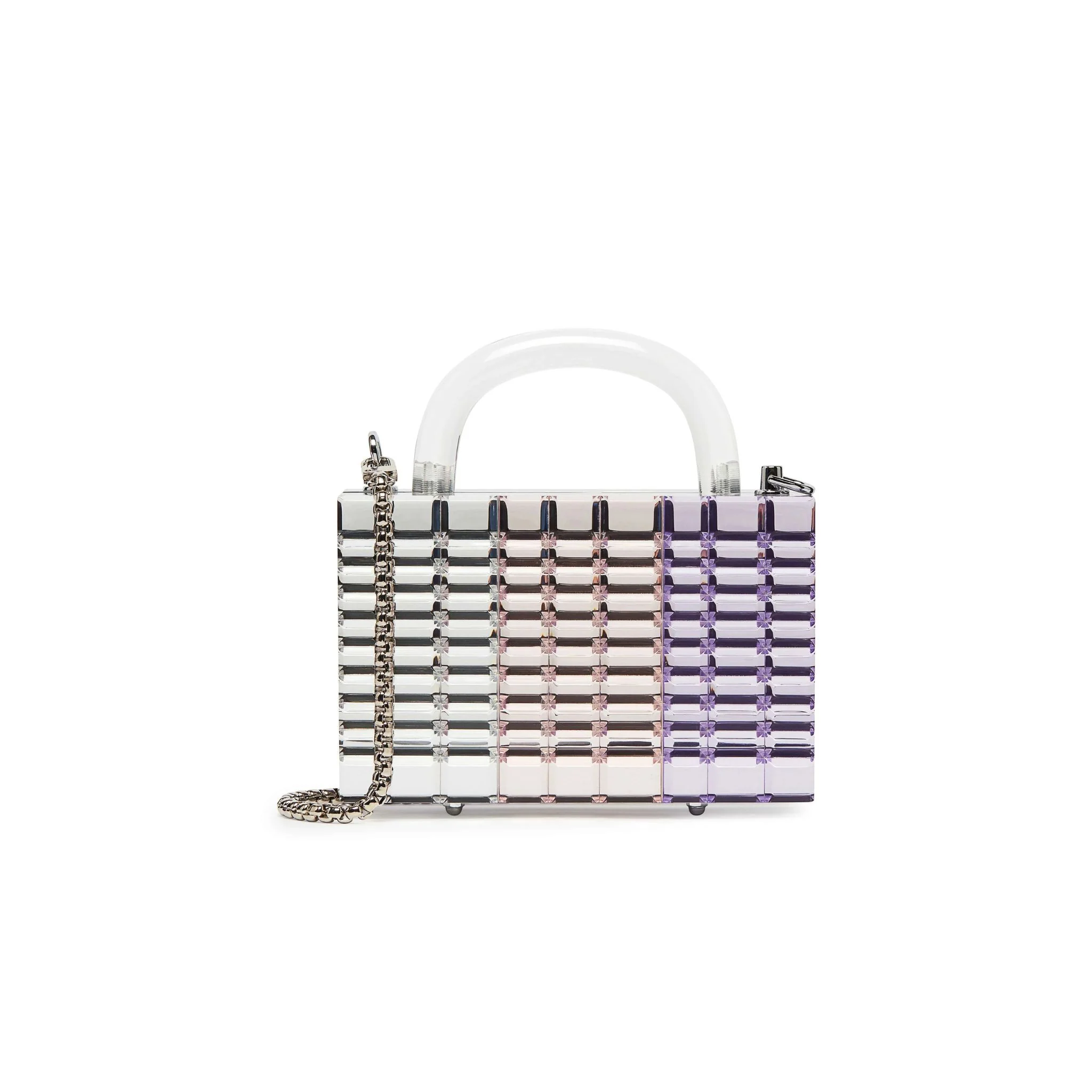 Sierra Purple mirror Clutch- Ombré