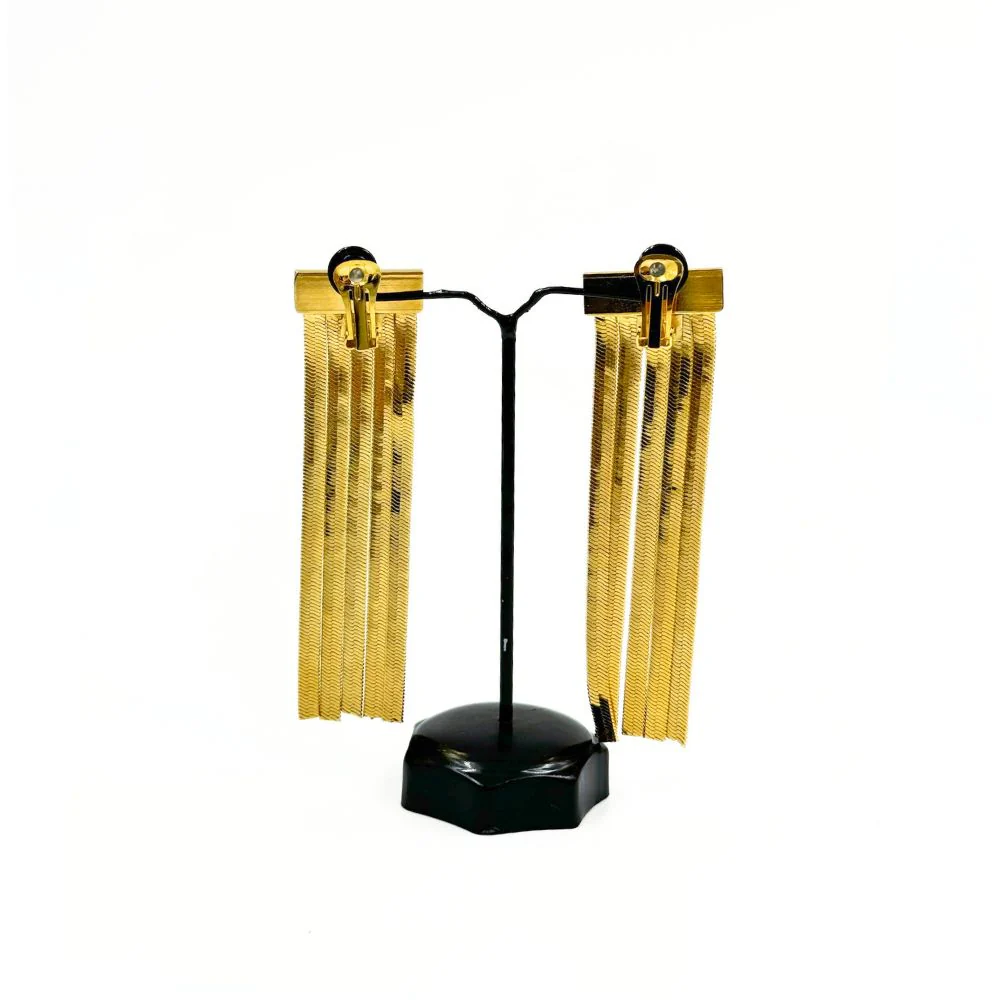 Cleo Gold Earrings - Image 3