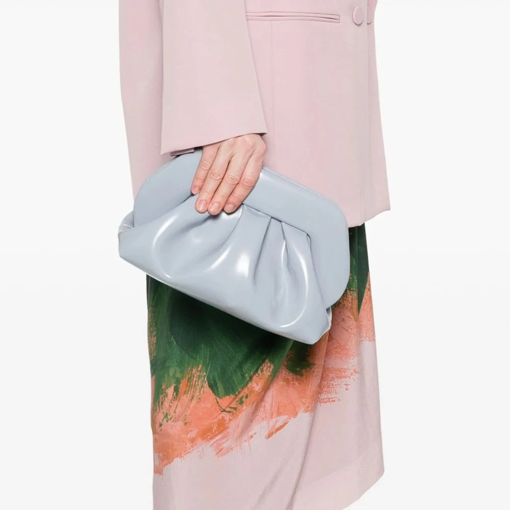 Tia Patent Bag - Dusty Blue - Image 2
