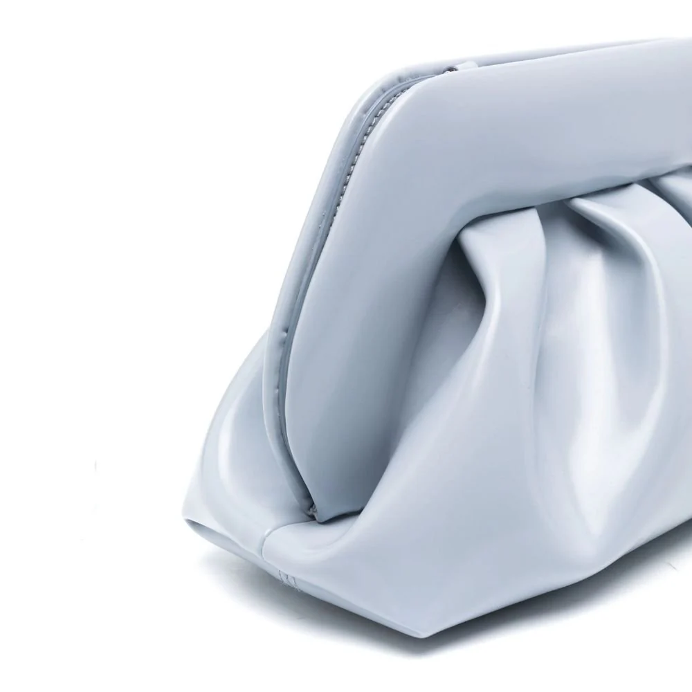 Tia Patent Bag - Dusty Blue - Image 4