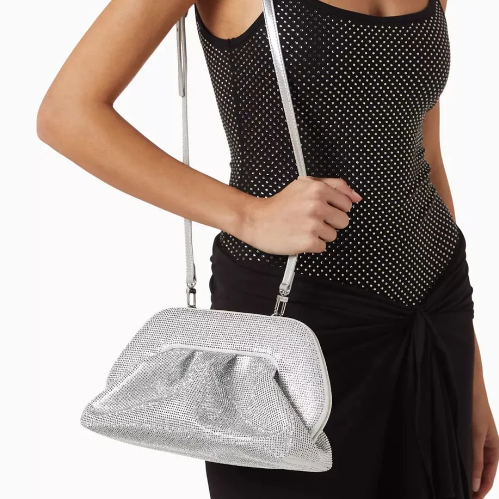 Tia Strass Bag - Silver - Image 4