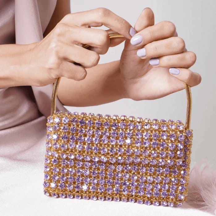 Baguette Nuances Lilac Bag - Image 2