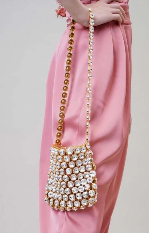 Clochette Baguette White Bag - Image 2