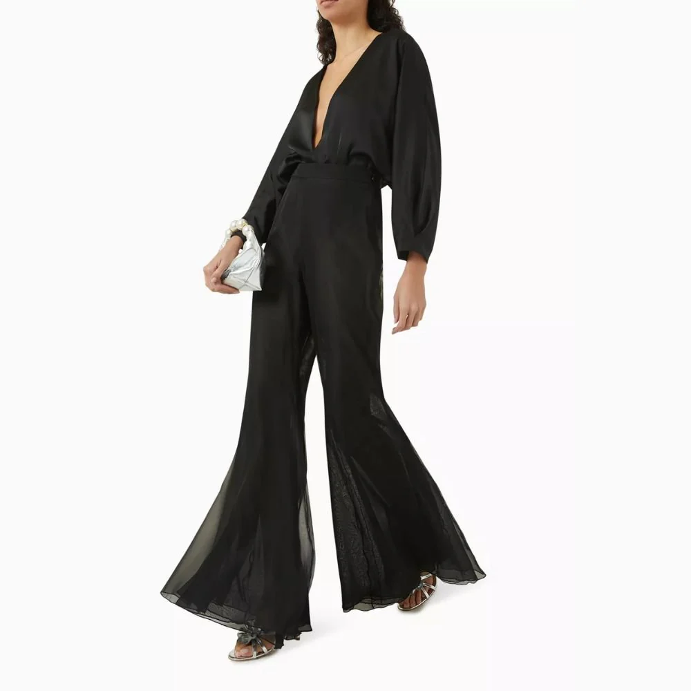 Tanya Mousseline Black Pants - Image 4